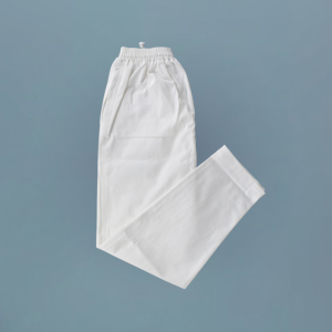 Cotton Trouser Pajama for Men - White